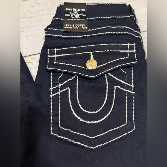 Jennie Big T Curvy Skinny Jean by True Religion - Picture 4 of 12